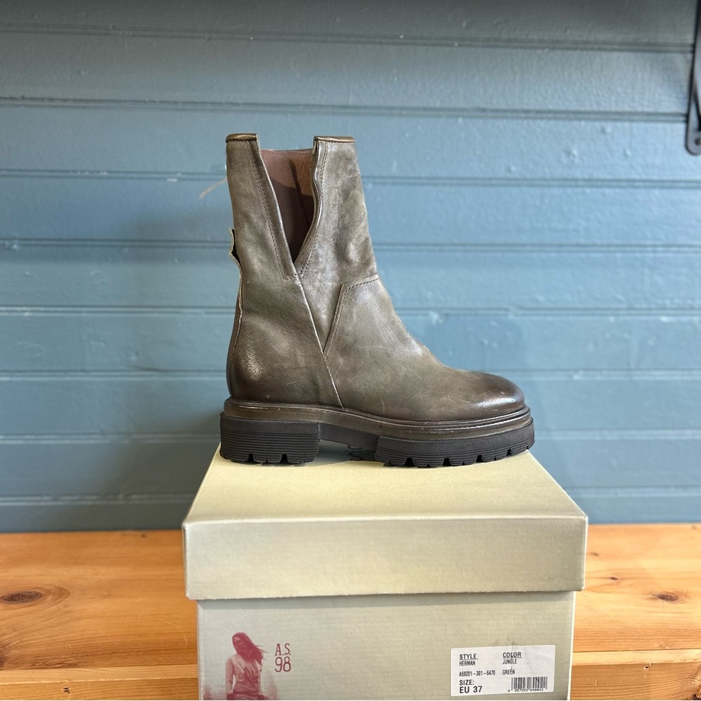 A.S.98 Herman Chunky Platform Boots